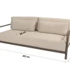 4-Seasons Capresi stoel-bank loungeset - terre