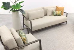 4-Seasons Capresi stoel-bank loungeset - terre