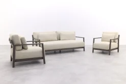 4-Seasons Capresi stoel-bank loungeset - terre