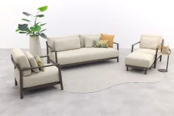 4-Seasons Capresi stoel-bank loungeset - terre