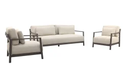 4-Seasons Capresi stoel-bank loungeset - terre