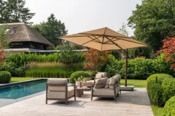 4-Seasons Capresi 3-zits loungebank - terre