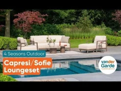 4-Seasons Capresi 3-zits loungebank - terre