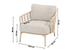 4 Seasons Como loungestoel - Harvest (1 stuk)