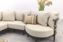 4 Seasons Ezra/Boaz modulaire loungeset (4-delig) - Latte/Terre