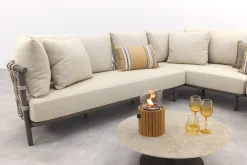 4 Seasons Ezra/Boaz modulaire loungeset (4-delig) - Latte/Terre