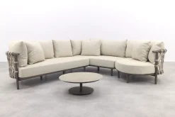 4 Seasons Ezra/Boaz modulaire loungeset (4-delig) - Latte/Terre
