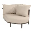 4 Seasons Ezra/Boaz modulaire loungeset met 3-delige tafelset - Latte/Terre