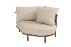 4 Seasons Ezra/Boaz modulaire loungeset met 3-delige tafelset - Latte/Terre