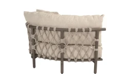 4 Seasons Ezra/Boaz modulaire loungeset met 3-delige tafelset - Latte/Terre