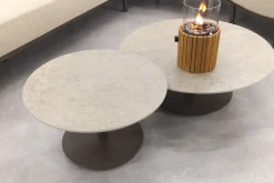 4 Seasons Ezra/Boaz modulaire loungeset met 3-delige tafelset - Latte/Terre