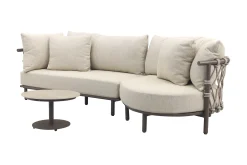 4 Seasons Ezra/Boaz 3-zits loungeset - Latte/Terre