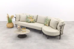 4 Seasons Ezra/Boaz 4-zits loungeset - Latte/Terre