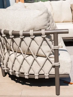 4 Seasons Ezra/Volta modulaire loungeset (4-delig) - Latte/Terre