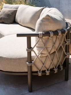 4 Seasons Ezra/Volta modulaire loungeset (4-delig) - Latte/Terre