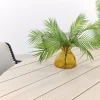 4 Seasons Fabrice antraciet / GI Edison 180 x 115 cm. tafel - ovale tuinset