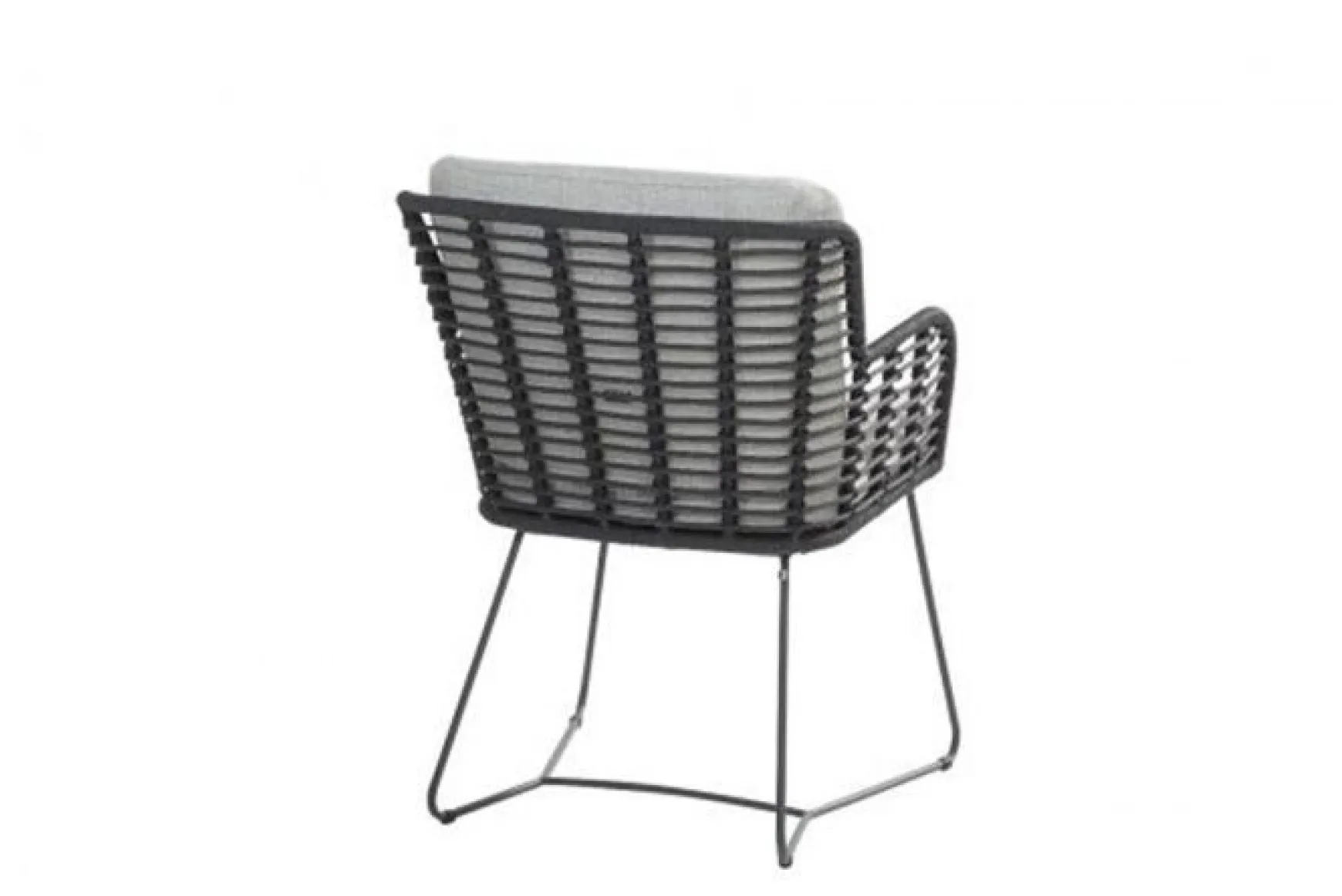 4 Seasons Fabrice antraciet/Prado 160 cm. - ronde tuinset