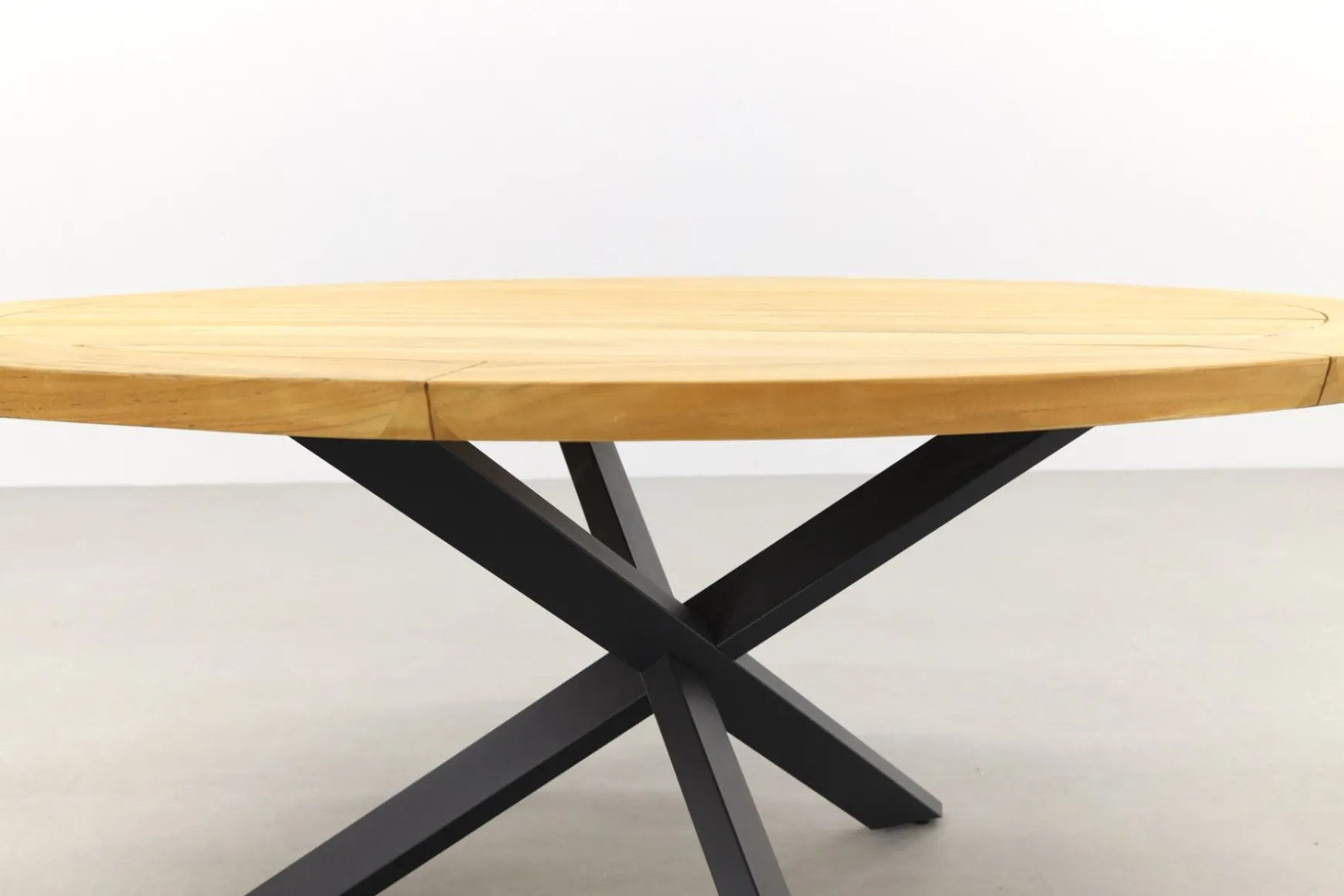 4 Seasons Fabrice antraciet/Prado 160 cm. - ronde tuinset