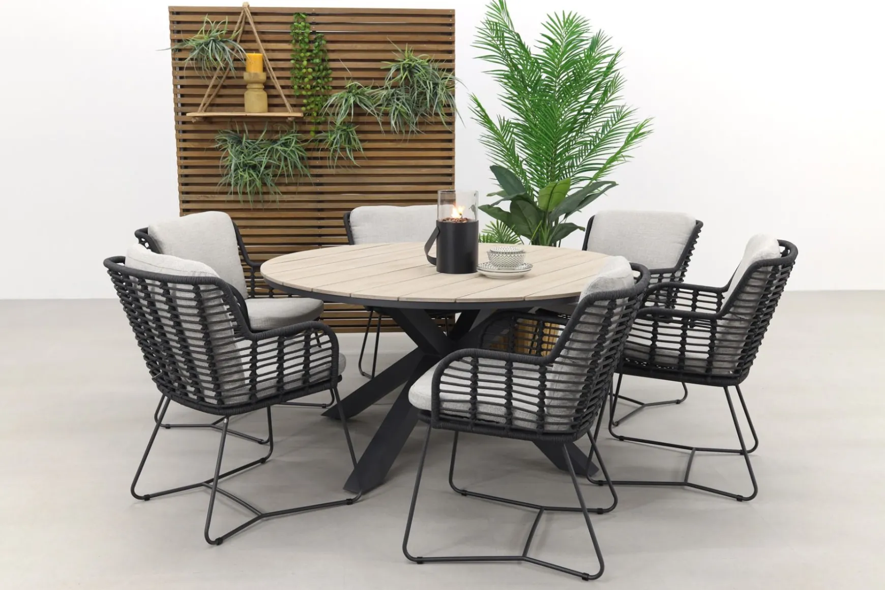 4 Seasons Fabrice / GI Edison 148 cm. - ronde tuinset