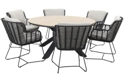 4 Seasons Fabrice / GI Edison 148 cm. - ronde tuinset