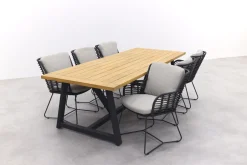 4 Seasons Fabrice/Noah 260x100 cm. tuinset - 7-delig OP=OP