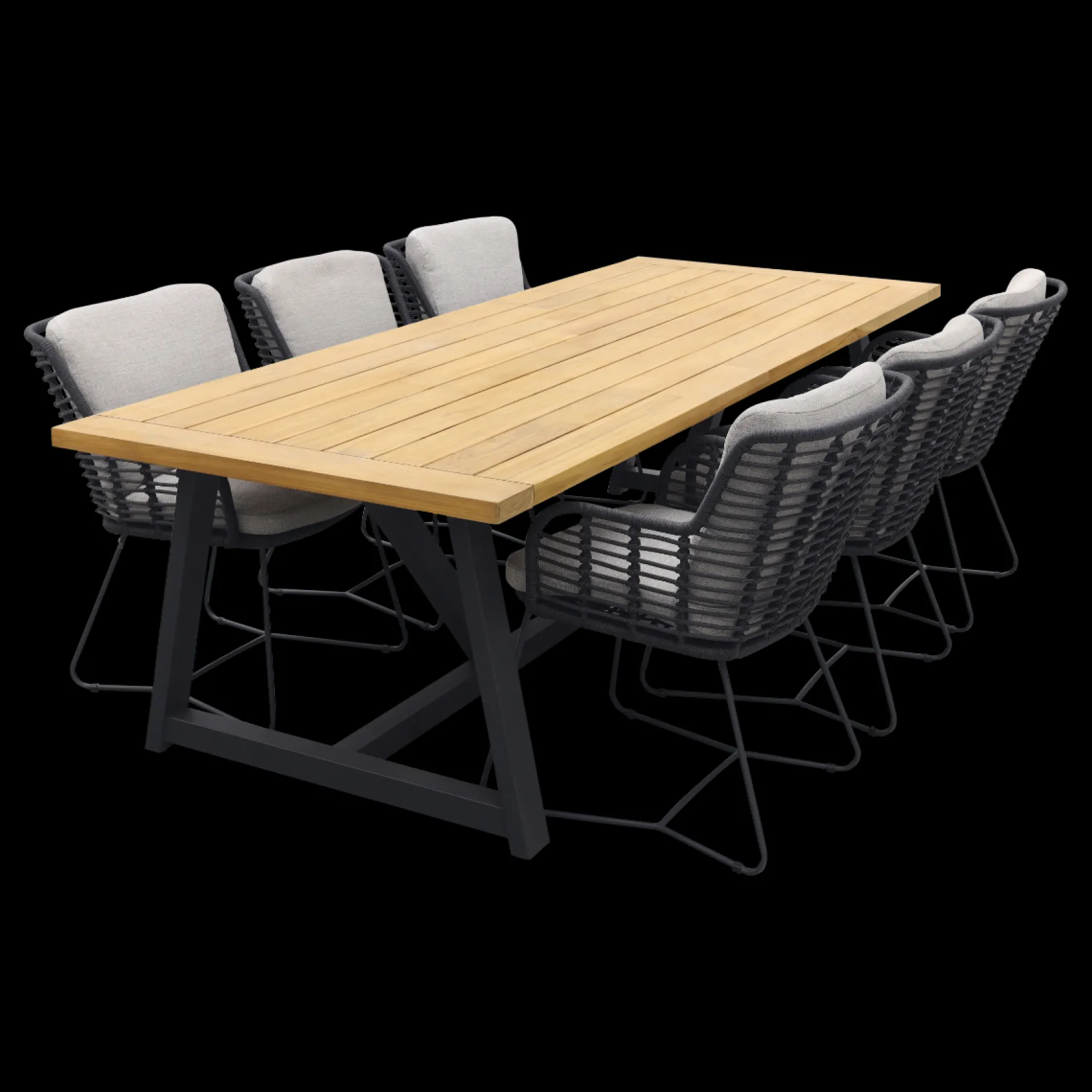 4 Seasons Fabrice/Noah 260x100 cm. tuinset - 7-delig OP=OP
