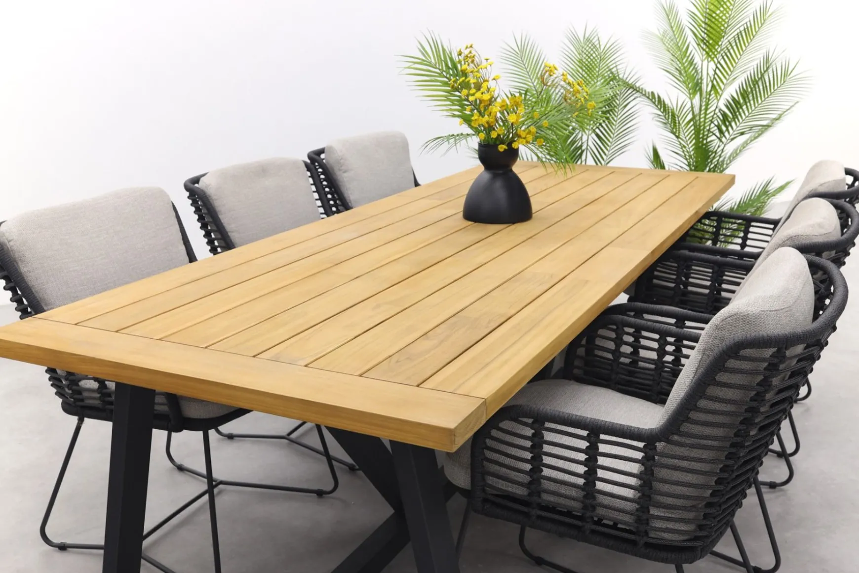 4 Seasons Fabrice/Noah 260x100 cm. tuinset - 7-delig OP=OP