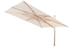 4 Seasons Finca Zweefparasol 400x300 cm. - zand/woodlook