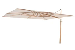 4 Seasons Finca Zweefparasol 400x300 cm. - zand/woodlook