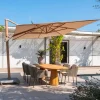 4-Seasons Hacienda zweefparasol 300 x 400 cm. - Woodlook/Sand