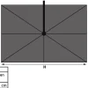 4-Seasons Hacienda Zweefparasol 300x400 - Latte/zand