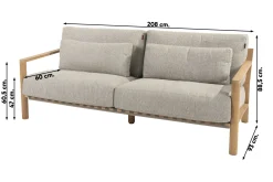 4 Seasons Lucas loungebank - teakhout