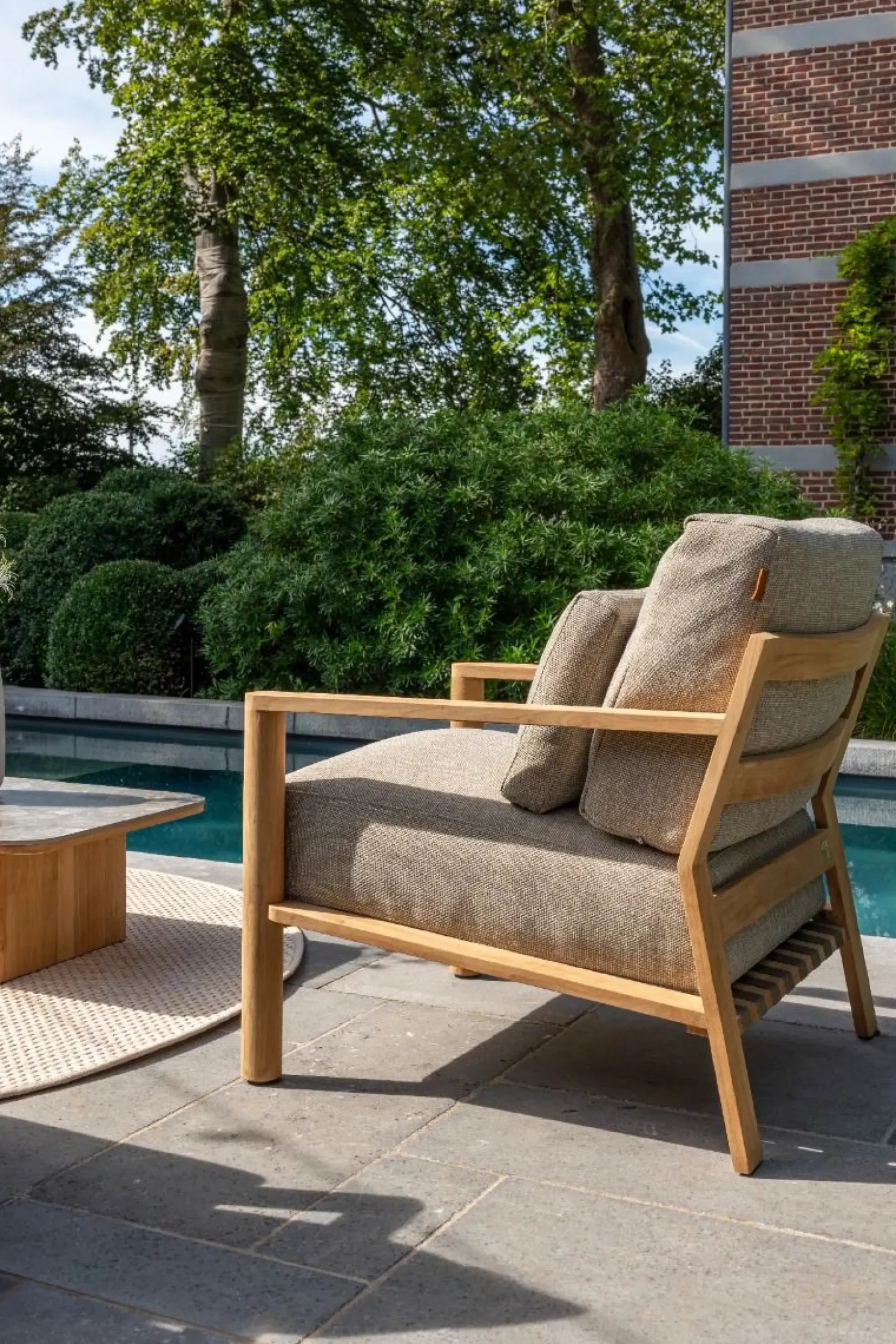 4 Seasons Lucas loungestoel (1 stuk) - teakhout