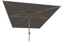 4-Seasons Outdoor Azzurro stokparasol 200 x 300 cm - Woodlook/charcoal
