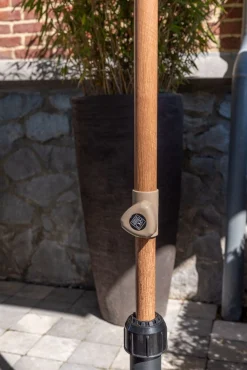 4-Seasons Outdoor Azzurro stokparasol 300 cm - Woodlook/Sand