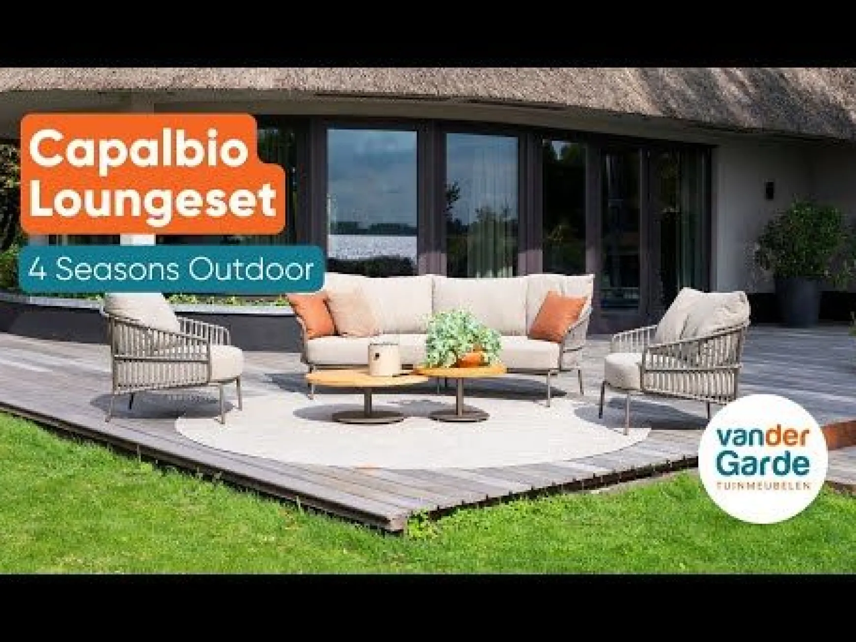 4 Seasons Outdoor Capalbio loungestoel - terre