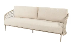 4 Seasons Puccini stoel-bank loungeset met voetenbank - 4-delig