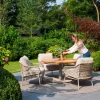 4 Seasons Sardinia low dining tuinstoel - Latte