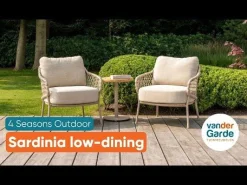 4 Seasons Sardinia low dining tuinstoel - Latte