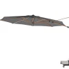 4-Seasons Siesta Premium - zweefparasol 350 cm. - Woodlook/Charcoal