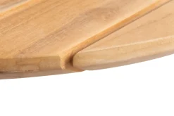 4 Seasons Verdi ronde bijzettafel teak 45 cm. - latte