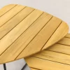 4 Seasons Verdi set van 2 teak driehoekige salontafels