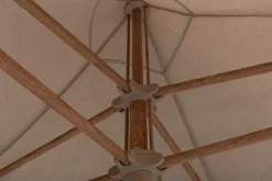 4 Seasons Vivenda stokparasol 270x270 cm. - beach/woodlook