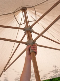 4 Seasons Vivenda stokparasol 270x270 cm. - beach/woodlook