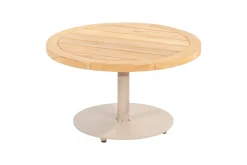 4 Seasons Volta koffietafel - teakhout/taupe - Ø60