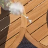 4 Seasons Volta koffietafel - teakhout/wit - Ø45