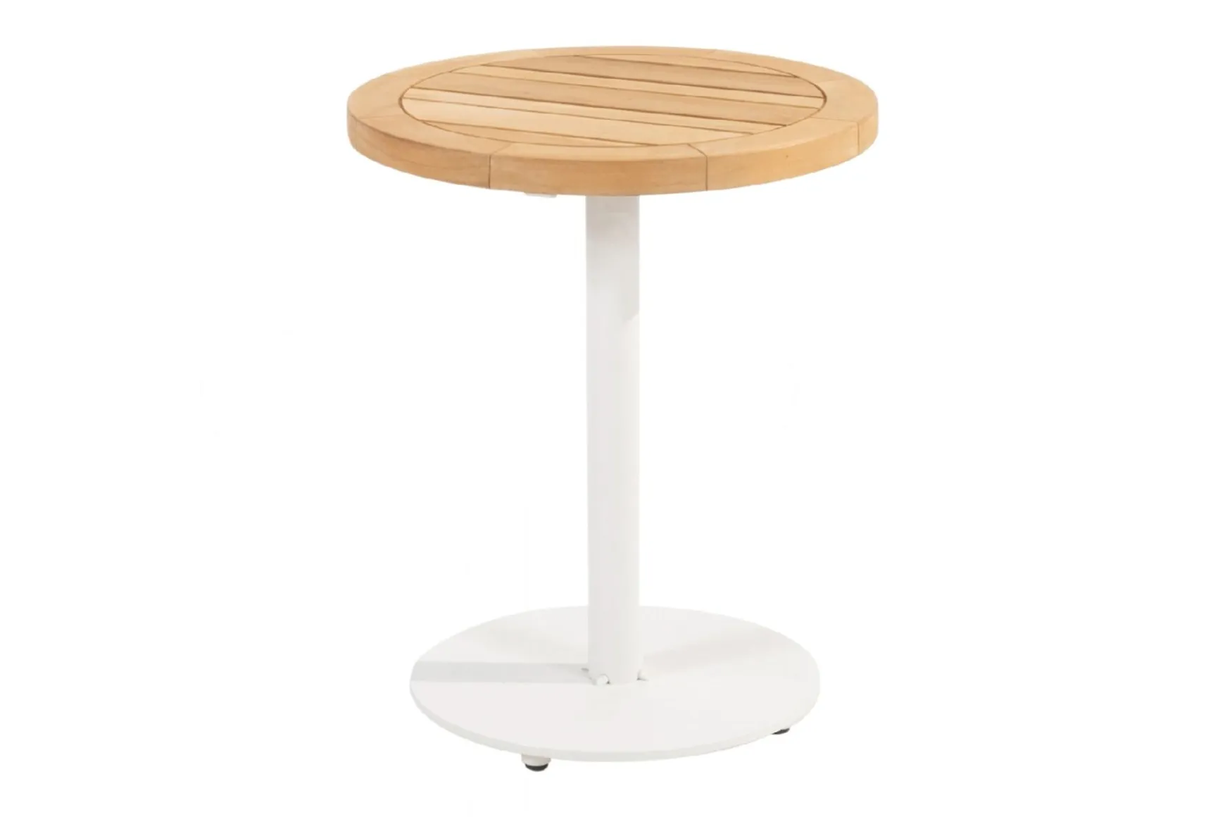 4 Seasons Volta koffietafel - teakhout/wit - Ø45