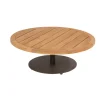 4 Seasons Volta koffietafel - teakhout/terre - Ø80 cm.
