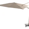 4-Seasons zweefparasol Siesta 300 x 300 cm - Woodlook/Sand