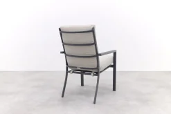 Sergio dining tuinstoel Carbon black/Desert Sand